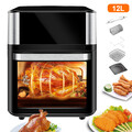 Airfryer XXL Heißluftfritteuse 12L Heissluft Fritteuse Minibackofen 1800W CE