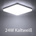 24W LED Deckenleuchte kaltweiß Deckenlampe Badezimmer Küche Flur lampe Balkon