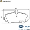 BREMSBELAGSATZ SCHEIBENBREMSE 8DB 355 018-281 FÜR MERCEDES-BENZ A-CLASS 2.1L