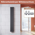 ELEGANT Design Heizkörper Bad Röhren Flachheizkörper 1600x239mm Paneelheizkörper