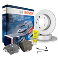 BOSCH 1x BREMSENSATZ Ceratec BMW 3 E30 Ø258mm HINTEN VOLL + WK!
