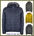 Daunenjacke Herren 100 Gramm Winterjacke Mit Kapuze Slim Fit Bomber
