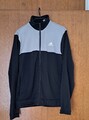 Adidas Trainingsjacke Gr. M Herren Freizeit Oberteil Sport Zip Schwarz Polyester