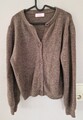 Damenweste Strickweste Strickjacke Jacke Weste L Top Zustand Cardigan Braun 