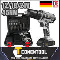 CONENTOOL 2024 12/18/21/48V Akkuschrauber Akku-Bohrschrauber + Akku-Set