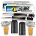 2x Bilstein B4 Stoßdämpfer + Sachs Domlager Staubschutz Hinten passend für BMW 1