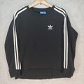 adidas Originals Sweatshirt Damen Hoodie Sweater Pullover Gr. EU 32 XS Schwarz 