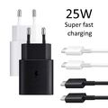 Schnell Ladegerät für original Samsung Galaxy S21 S23 Ultra 25W USB C Ladekabel