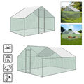 Hühnerstall Käfige Kleintierstall - Freilaufgehege mit PE Dach für Geflügel Neu