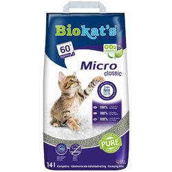 Biokat's Micro classic 14 L Katzenstreu Klumpstreu Bentonitstreu Naturstreu