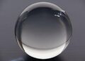 NEU 100mm Fotokugel, Glaskugel, Lensball, K9-Qualität inkl. massivem Glassockel