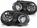 Scheinwerfer Set für VW Golf 4 schwarz mit Nebelscheinwerfer H7 H3 09.1997-09.20