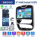 Für Renault Clio 4 2013-2018 64G Android14 Autoradio CarPlay GPS Navi RDS BT KAM