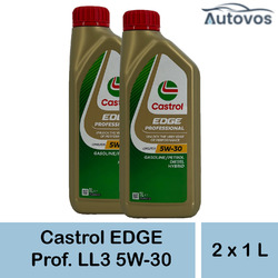 Castrol Edge Professional Longlife iii 5w-30 2 x 1 Liter LL3 VW 504 00 507 00 