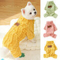 Winter Warme Fleece Haustier Hund Katze Weste Welpen Kleidung Plüsch :
