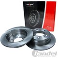 2X MAXGEAR BREMSSCHEBEIBEN 262mm VOLL HINTEN PASSEND FÜR HYUNDAI I30 IX35 KIA