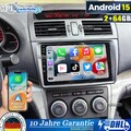 DAB+ Für Mazda 6 GH 2007-2012 9" Android 15.0 Autoradio GPS Navi WiFi RDS 2+64GB