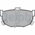1x Bremsbelagsatz, Scheibenbremse DELPHI LP1073 passend für NISSAN HYUNDAI