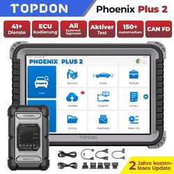 2025 TOPDON Phoenix Plus 2 KFZ OBD2 Diagnosegerät Alle System ECU Coding 41Reset