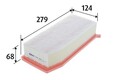 Luftfilter Motorluftfilter Filter für Renault Dacia Lada Valeo 585414 2008 ->
