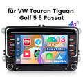 DAB+ Carplay Android 13 Autoradio GPS Für VW Touran GOLF 5 6 Passat Tiguan 128GB