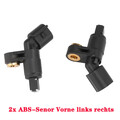 2x ABS-SENSOR DREHZAHLFÜHLER VORNE FÜR AUDI A3 SEAT SKODA VW GOLF 3 4