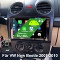 Android 13 Autoradio Apple Carplay RDS DSP GPS Navi für VW New Beetle 2001-2010