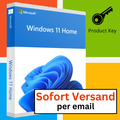 Produktschlüssel für Windows 11 Home Key 3264 Bit Vollversion E-Mail Download