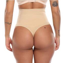 Damen Shapewear String Tanga Seamless Bauchweg Miederslip Unterwäsche Formslip