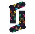 Happy Socks - Socken - Dog Sock, Hunde, Hundeköpfe, Vierbeiner - dunkelblau bunt