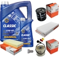 MAHLE Inspektionspaket 6 L MANNOL Classic 10W-40 für Citroën C8 2.2 HDi Fiat