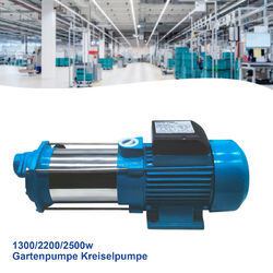 Gartenpumpe 1300 Watt 4000 L/h 9.8bar Jet pumpe Hauswasserwerk Kreiselpumpe DHL