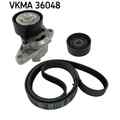 SKF Keilrippenriemensatz VKMA 36048