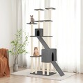 Kratzbaum Sisal-Kratzsäule Katzenkratzbaum Katzenbaum Kletterbaum Katzen vidaXL
