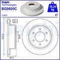 Delphi BG9600C Bremsscheibe vorne hinten für FORD FORD USA