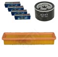 4 BOSCH Zündkerzen + Öl,Luftfilter für RENAULT CLIO II