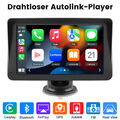 Kabelloses Apple CarPlay Android Auto 7" Tragbar Touchscreen Autoradio BT 5.0 FM