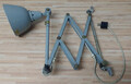 Original DDR Scherenlampe Gelenklampe Industrielampe Werkstattlampe "Midgard R1"