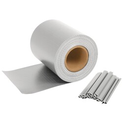 Sichtschutz Doppelstabmatten Zaunblende PVC Streifen Folie für Zaun Zelsius