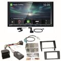 Kenwood DNX-7190DABS Android Auto Carplay DAB+ Einbauset für Mercedes SLK R171