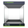 Dennerle Nano Cube 30 Liter mit Abdeckscheibe, Rückwandfolie und Schutzunterlage
