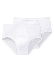 Schiesser Herren Slip Sportslip 2er Pack Doppelpack original Doppelripp - 005052
