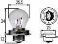 HELLA Scheinwerfer Glühlampe S3 6V 15W P26s 8GA008899061