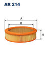 FILTRON AR 214 LUFTFILTER FÜR ABARTH FIAT FSO IZH LADA LANCIA MORGAN MOSKVICH SE