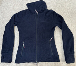 TOPP ** Reitjacke Damen ** Felix Bühler  ** dunkelblau ** Teddy-Fleece ** Gr.S