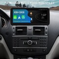 128G Android 14 Autoradio CarPlay 10.25" Für Mercedes-Benz C-Klasse W204 NTG 4.0