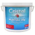 Cristal MultiTabs Chlor 5 in 1 (20g) 5,0kg Multifunktionstabletten Poolreinigung