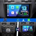 Für 2DIN Mazda 3 2010-2013 Android 13 Carplay Autoradio 32G GPS NAVI RDS BT +KAM