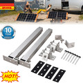 1-8 SETs Aufständerung Solarmodul Halterung Balkonkraftwerk Flachdach PV