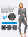 Damen Thermo Unterwäsche Set Hemd+Hose warme Thermowäsche Thermounterwäsche Ski